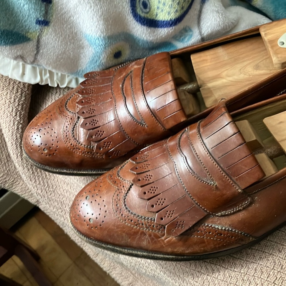 Cole Haan slip on moccasin style shoes